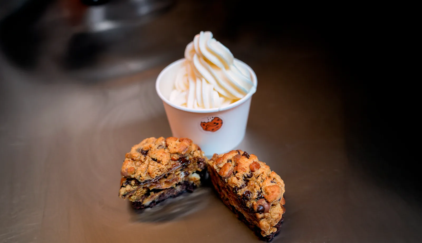 Cookie trio with ice cream from RE:CAP